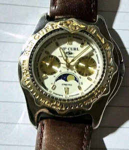 VINTAGE RIP CURL OCEAN TECHNOLOGY & MOON PHASE 50M MEN'S WATCH RARE - Picture 1 of 8