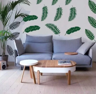 Tropisches Blattschablonen Set Monstera Farnschablone Palmblattschablone Nr. 237 - Bild 1 von 4