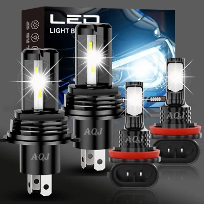 for Suzuki Aerio 2002-2007 4x 6000K LED Headlight Hi/Lo Beam+Fog Light Bulbs Kit - Image 1 of 4
