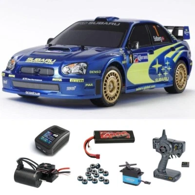 Tamiya Subaru Impreza WRX 4WD TT-01E Brushless Edition Komplettset #47372BLSET - Bild 1 von 2