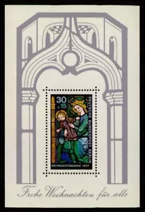 GERMANY BERLINO 1978 BLOCCO 7 MNH CHRISTMAS X-MAS NOEL NAVIDAD NATALE 'm5249 - Foto 1 di 2