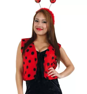 Ladybug Vest Waistcoat Carnival Mardi Gras Party Cosplay Halloween from M or XL - Picture 1 of 5