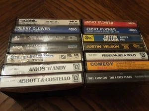 Lot of 14 Comedy Cassette Tapes Jerry Clower Justin Wilson - Picture 1 of 1