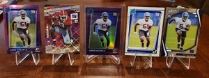 Azeez Ojulari 5 Cards Purple Optic Rated Rookie Diamond Xtra Points... Giants - Picture 1 of 3