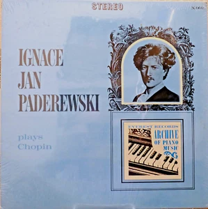 1966 IGNACE JAN PADEREWSKI PLAYS CHOPIN - EVEREST RECORDS X-902  NEW SHRINKWRAP - Picture 1 of 4