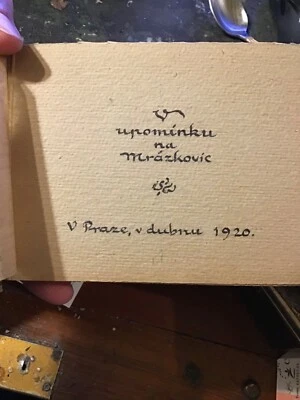 A Reminder of Mrázkovic didi In Prague, in April 1920.in Check “Artbook” — 第 1/4 张图片