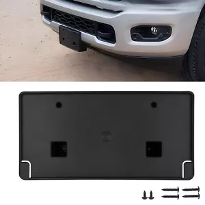 Front License Plate Tag Frame Mounting Bracket w/ HW Fits For 2019-2022 Ram 2500 - Picture 1 of 8