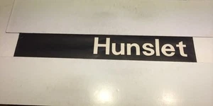 Autobús ciego Leeds 1 vintage lino 1977 - Hunslet - Imagen 1 de 1