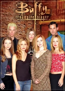 Imán de refrigerador foto elenco de 7a temporada Buffy The Vampire Slayer NUEVO SIN USAR - Imagen 1 de 1