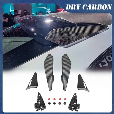 Dry Carbon Rear Roof Spoiler Top Window Wing For Porsche Cayenne Coupe 9Y0 - Image 1 of 4