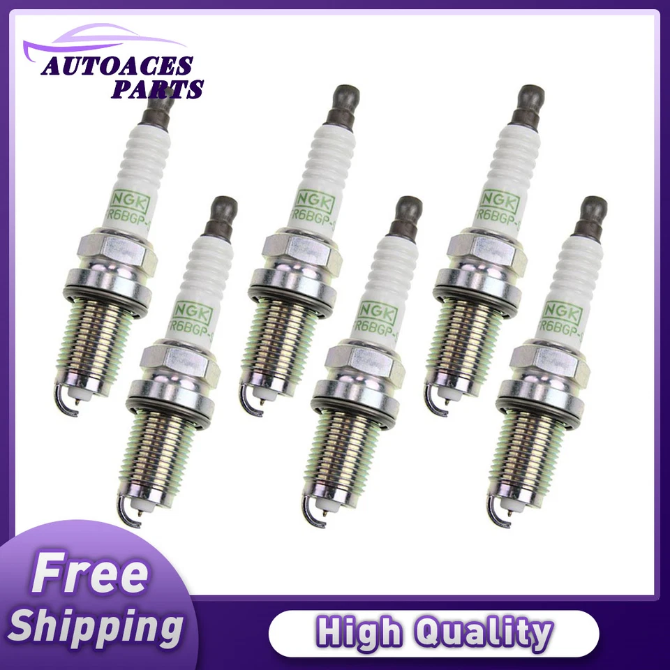 Vela de ignição 6PSC NGK para 2004 2005 2006 2007 2008 Acura TL - Imagem 1 de 2
