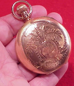 OROLOGIO DA TASCA VINTAGE 54MM 18'S HAMPDEN WATCH CO 15 J CASSA DA CACCIA 1879 FUNZIONANTE - Foto 1 di 20