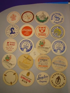 Nuevo Lote De 20 Posavasos De Cerveza Alemanes De Colección Cuadrados Redondos 4.25" - Imagen 1 de 10