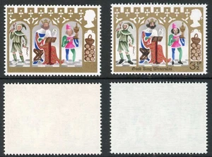 SG948b 1973 3.5p Christmas black (value and inscription) omitted U/M Cat 150 - Picture 1 of 1