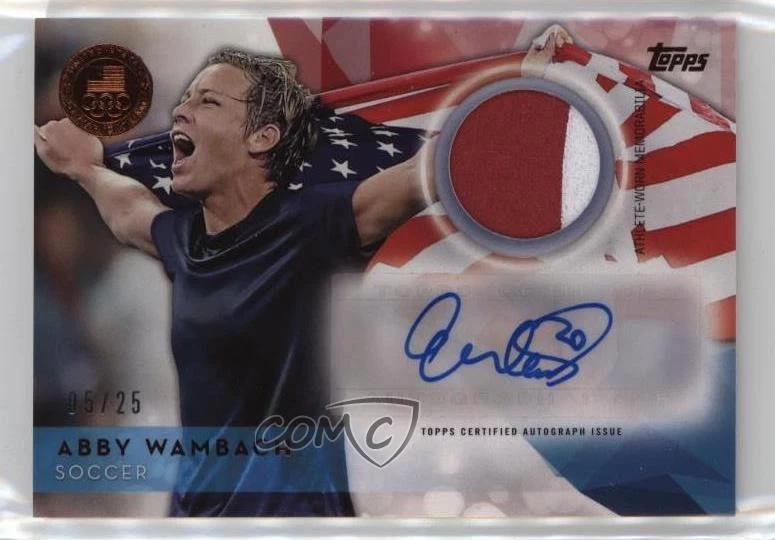 2016 US Olympic & Paralympic Team and Hopefuls Bronze /25 Abby Wambach Auto - Image 1 of 2