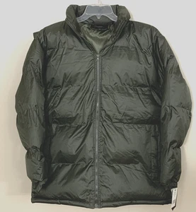 NEW Marc New York Men’s Puffer Jacket Medium Military Green Hooded CoatS2 - Picture 1 of 11