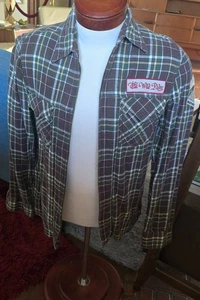 Lucky Brand Men's Long Sleeve Zip Up Shirt Jacket with Patches Size S - Picture 1 of 4