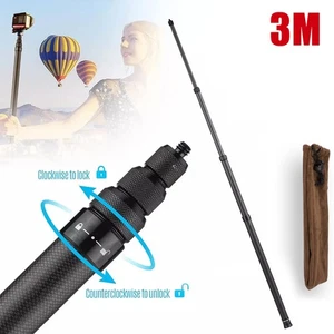 Trípode flotante de fibra de carbono ajustable 62 cm a 3 m para Insta360 One X2 R - Imagen 1 de 16