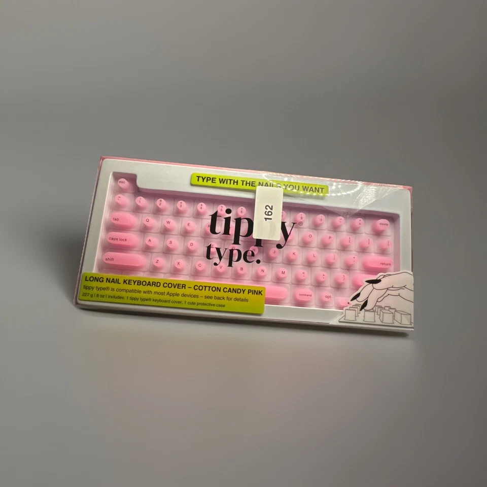 Capa de teclado para unhas longas silicone protetor levantado filme de digitação confortável - Imagem 1 de 1