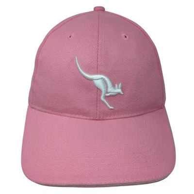 Sombrero Canguro Correa Rosa Talla Única Ajustable Bordado Exterior Foto 1 de 4