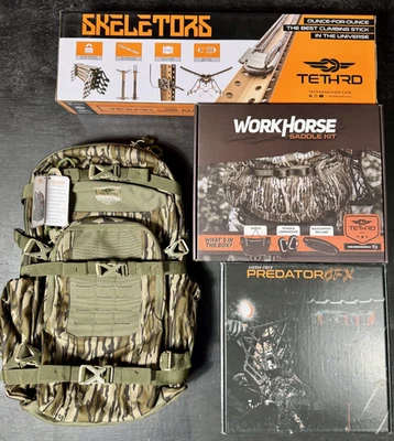 Tethrd Grit Saddle Kit Bottomlands CFX Platform Skeletor Sticks Combo New - Image 1 of 4