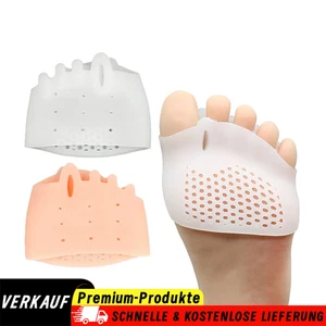 1 Paar Silikon Zehentrenner für Frauen und Männer, Mittelfußballen-Korrektor - Picture 1 of 21