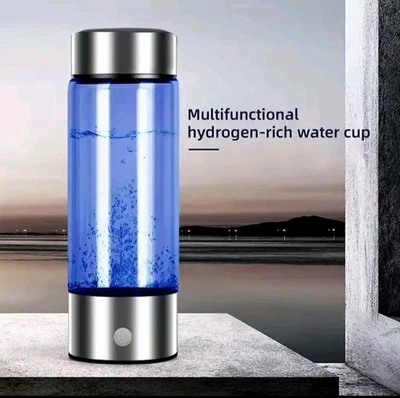 Hydrogen - Rich Water Bottle Electric  Generator Filter Antioxidant 420ml - Image 1 of 4