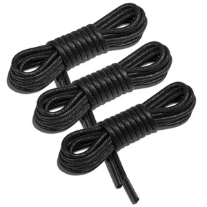 Waxed Round Shoe Laces, 3/32" Thin Formal Business Oxford Shoelaces for Men o... - Picture 1 of 7