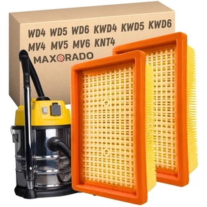 2 Staubsauger Filter für Kärcher WD4 WD5 WD6 MV4 MV5 MV6 Staubsauger Zubehör Fil - Bild 1 von 5