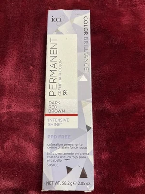 Color Brilliance by ION Crema Permanente Color de Cabello Brillo Intenso Oscuro Brn 3N NUEVO Foto 1 de 4