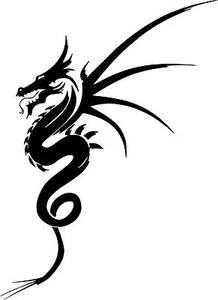 Dragon Mythical Creature Fantasy Car Truck Trailer Window Vinyl Decal Sticker - Picture 1 of 2