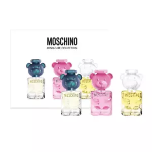 Moschino Toy 2 Miniatures Gift Set 3 x 5ml (Toy 2 Pearl EDP + Toy 2 Bubblegum ED - Picture 1 of 2