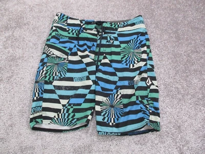 Volcom Mod-Tech Trunks Boardshorts Mens 27 Multicolor Flaw - Image 1 of 4