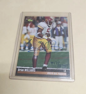 1995 Brian Williams USC 1175 ROOKIE Classic Pro Line AUTO Green Bay Packers - Picture 1 of 2