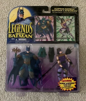 Legends of Batman Batman & Egyptian Catwoman Vintage 1995 READ WRITING ON BOX - Image 1 of 4