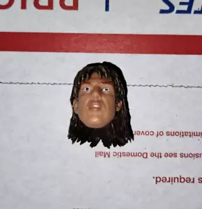 WWE Ultimate Edition Ultimate Warrior No Face Paint Replacement Head. - Picture 1 of 2