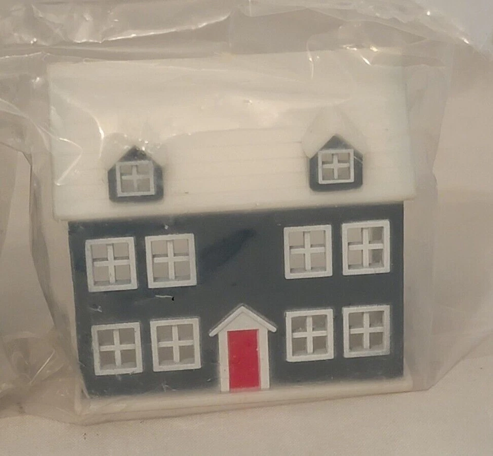 Sugarcraft Dos Pisos Escuela Casa Pasteles Suministros Carft Cumpleaños Hornear Foto 1 de 4