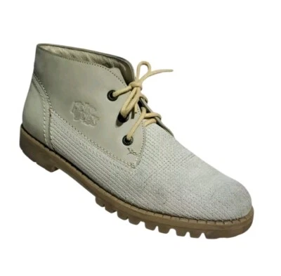 Botines Gabor Holly Jollys Talla 40 Beige Cuero Con cordones Suela Texturizada Foto 1 de 4