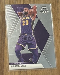LeBron James - 2019-20 Panini Mosaic #8 Los Angeles Lakers Color Match G292 - Picture 1 of 2
