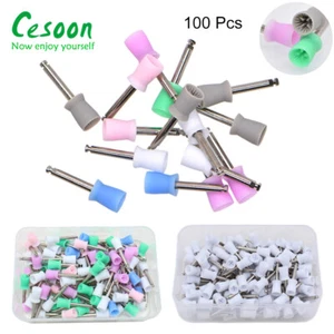 Esmalte dental de goma profia dientes tazas de pulido tipo pestillo cepillos color mixto - Imagen 1 de 14