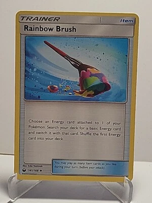 Rainbow Brush 141/168 Pokemon Celestial Storm Trainer LP Used See Pictures - Image 1 of 4