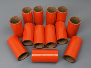 25pc Orange 37mm Fireworks Heavy Wall Cardboard Paper Tubes 1" x 2-1/2" x 1/8" - Picture 1 of 1