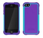Étui gel coque balistique pour Apple iPhone 5/5S - sarcelle/violet