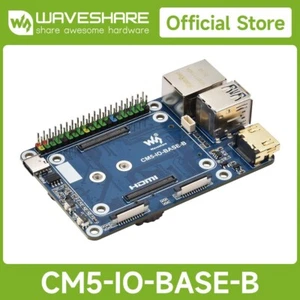Waveshare Mini Base Board (B) designed for Raspberry Pi Compute Module 5 - Picture 1 of 18