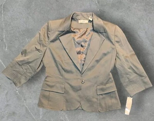 Women's I.E. Olive Cropped Blazer Women’s Size Small 4 NWT - Picture 1 of 10