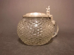 Studentika - Tübinger Igel / Bierkrug "Katzenjammer". Widmung von 1876. - Bild 1 von 7