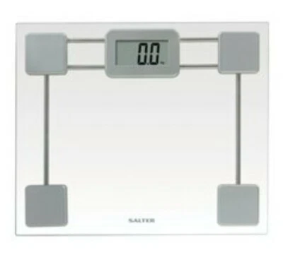Báscula digital de baño de vidrio compacto Salter  Foto 1 de 2