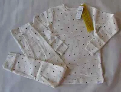 Pijama de manga comprida branco algodão cultivado organicamente GAP - Tamanho feminino 5T - Novo com etiquetas - Imagem 1 de 4