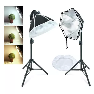 Photography Table Top Studio Lighting 3 Color LED Bulb -30 Seconds to Storage - Picture 1 of 12