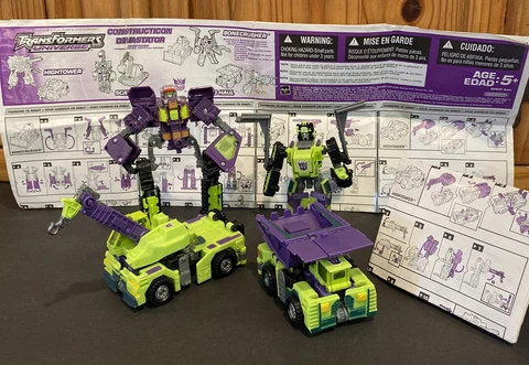 Vintage Hasbro SUPER RARE 2004 Transformers Universe Constructicon Devastator Cover